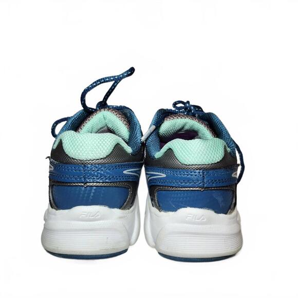Fila Women's Sneakers Size 6 Blue and Mint Athletic Shoes - Picture 5 of 9